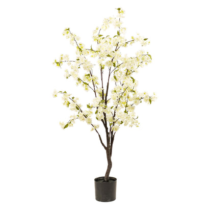 Kunstplant - Kersenbloesem - Wit - 135cm